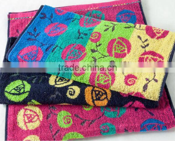 egyptian cotton towel with embroidery&jacquard