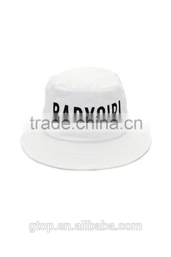 Fashion Bucket Hat Boonie Hunting Fishing Outdoor Cap Babygirl letter embroidered
