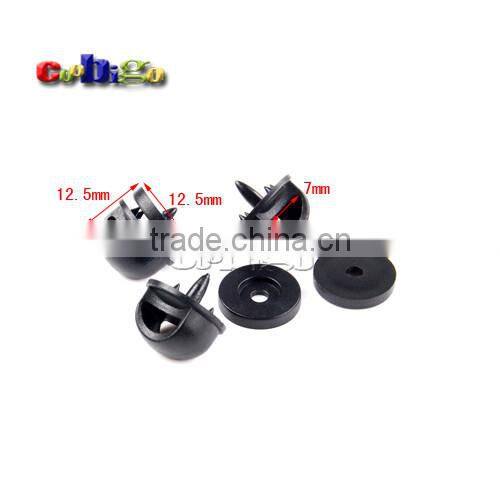 Plastic Black Safety Sewing Button For Bag Garment Luggage Accessories #FLC274A-B/B-B