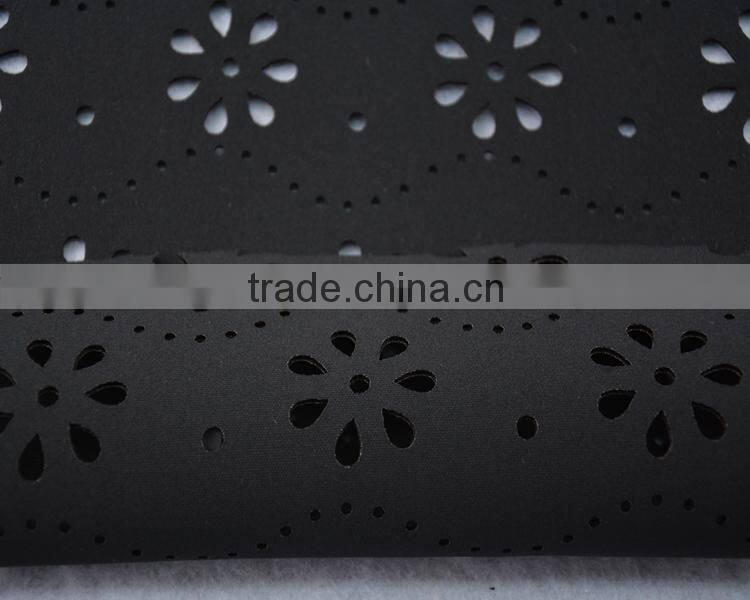 Jiufan Textile Popular Design Knit Punch Scuba Polyester Spandex P/D Scuba