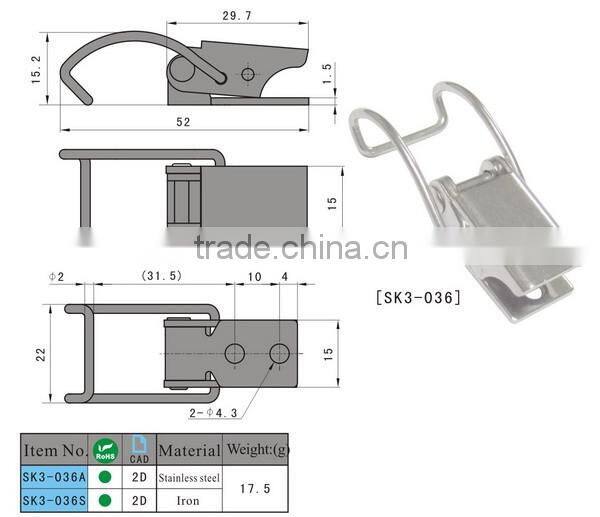 Panel toggle latch SK3-036 for cabinet door,distribution box
