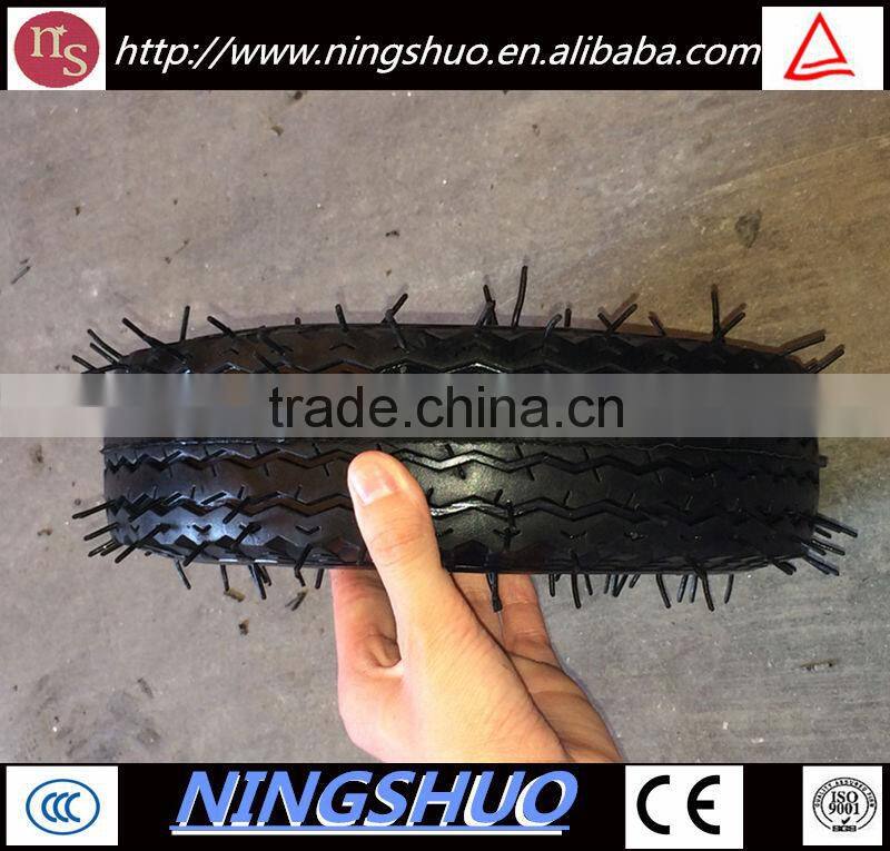 China industry of 10 inch small pneumatic rubber wheelbarrow wheel