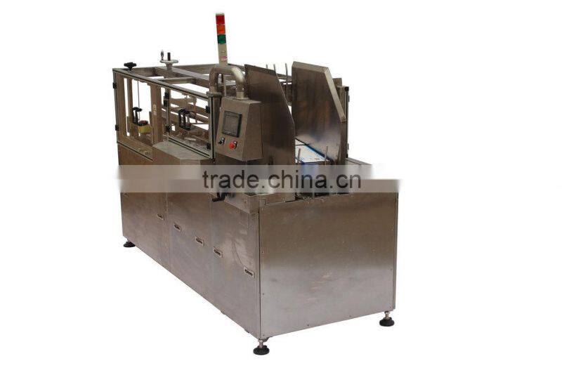 YK-ZX05 Vertical Drop Type Beverage Case Packer Full-automatically