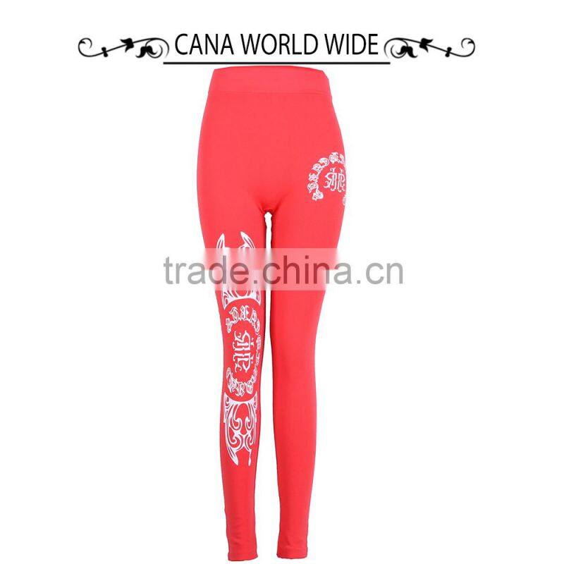 2015 America standard wholesale new design printed seamless legging sports wear