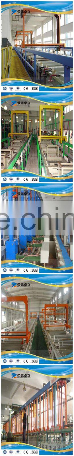 Acid zinc plating line