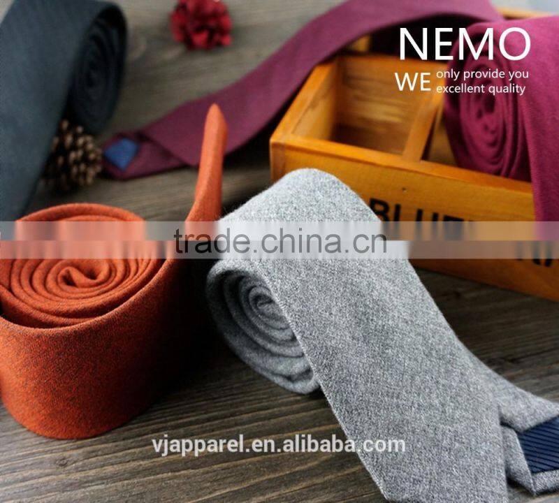 Original Men's Coco Chambray Solid Wool Tie