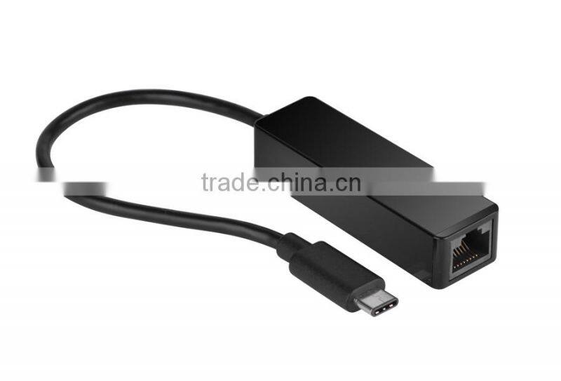 Mini USB Ethernet Adapter USB 3.1type c male to 10/100/1000 giga Lan Network Ethernet Adapter Card For Apple MacBook