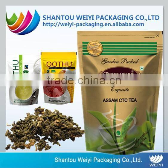 Lowest price china wholesale tea packaging stand-up pouch