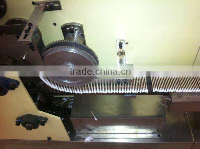 machine to produce alcohol cotton swab,cotton swab packing machine
