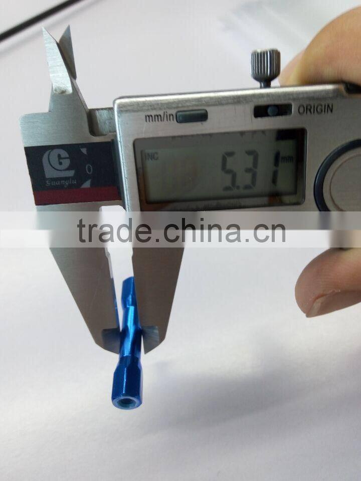 Manufacturer Price for Colored M3 5.0mm Colored Hex Head Step Aluminum Spacer