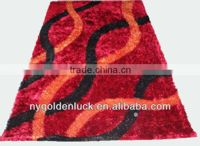 polyester 3d shaggy carpet