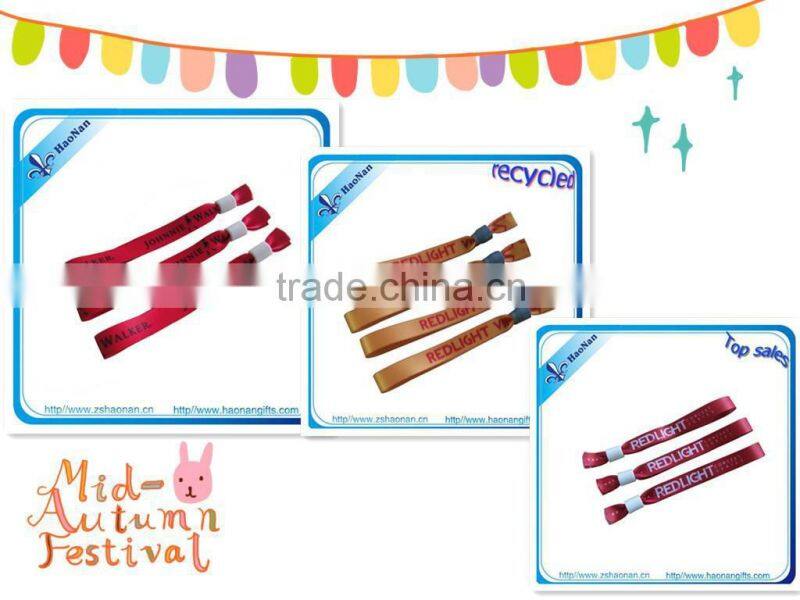 highest level of security woven wristband