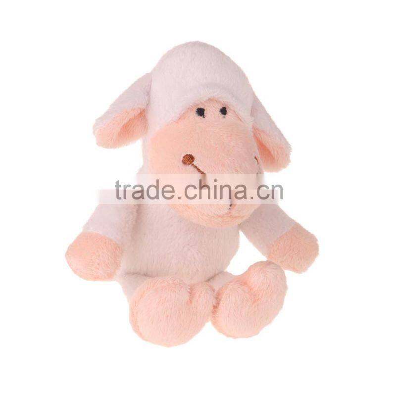 custom plush sheep toy keychain
