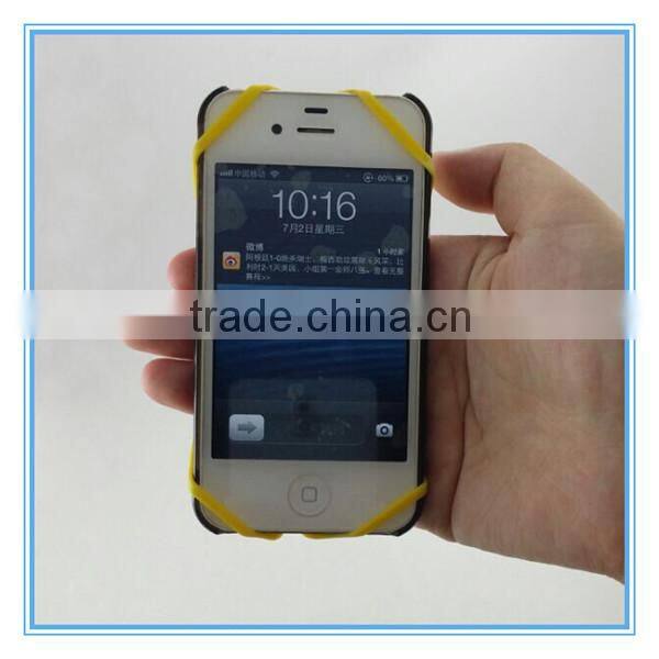 yellow jacket shape silicone Cell phone Non-slip mats