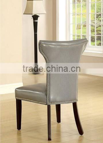 Leather dining chairs HS-DC334
