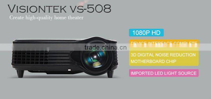 2016 new home theater projector support 1080p ,popular projector 2000 lumens