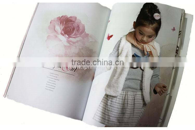 Hot stamping embossing softcover fashion photo album printing