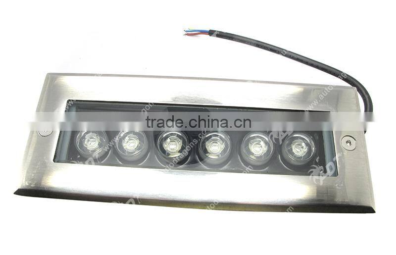 RGB mode Led worklight light bar with 6pcs high intensity leds in each unit