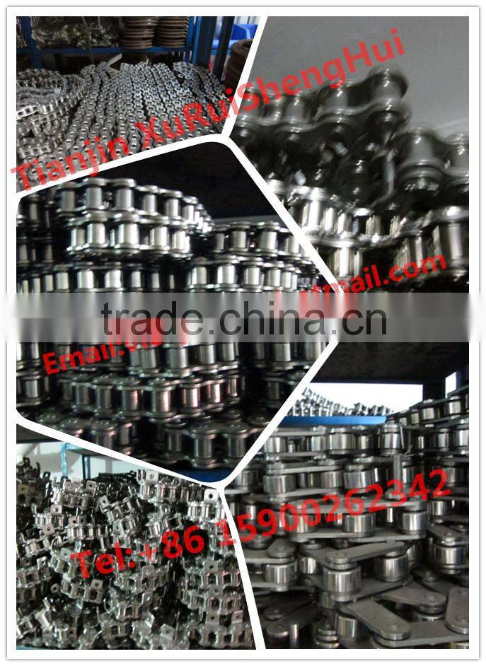 Customized OEM production stainless steel roller chain and chain link for transmission