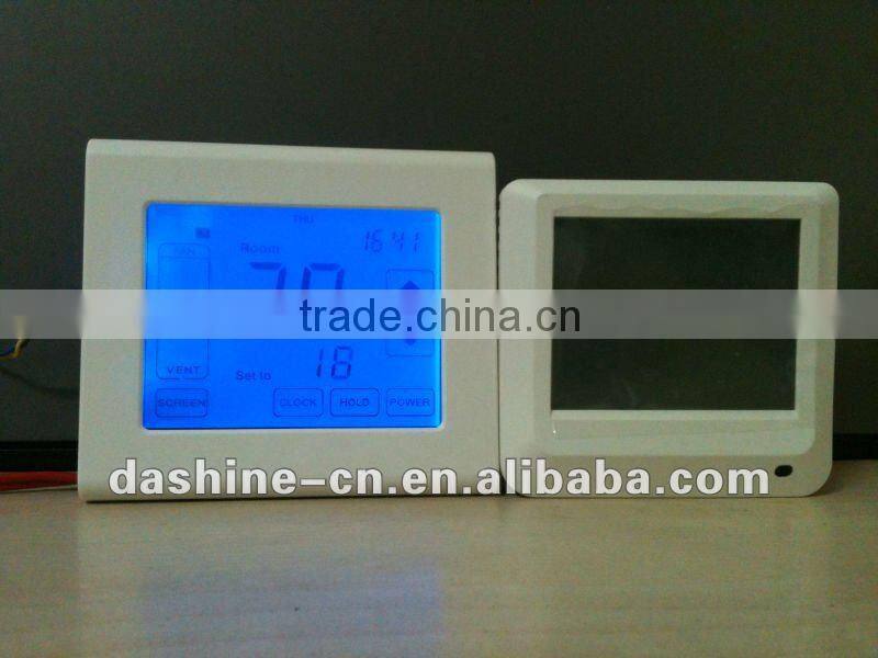Touch screen thermostat plastic cases with large LCD display, plastic touch screen cases