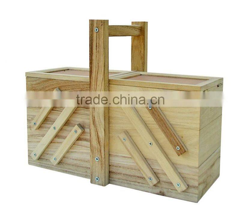 Cheap wooden foldable storage box kids storage box