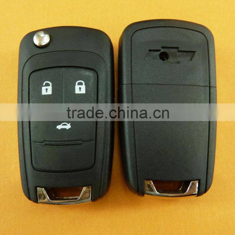 Hot sale Chevrolet 3 Button remote key with 315mhz ID46 Chip (no blade)