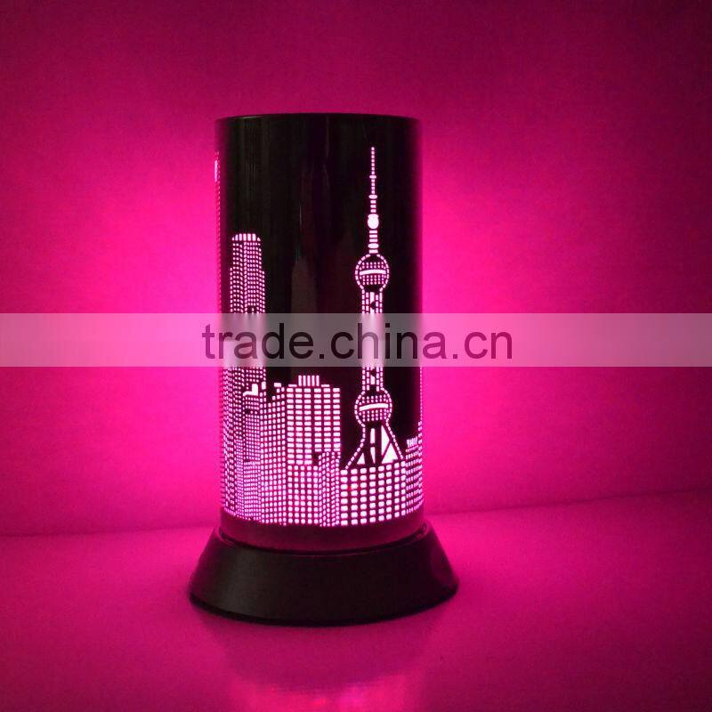 Battery Operated LED color changing touch light for decoration