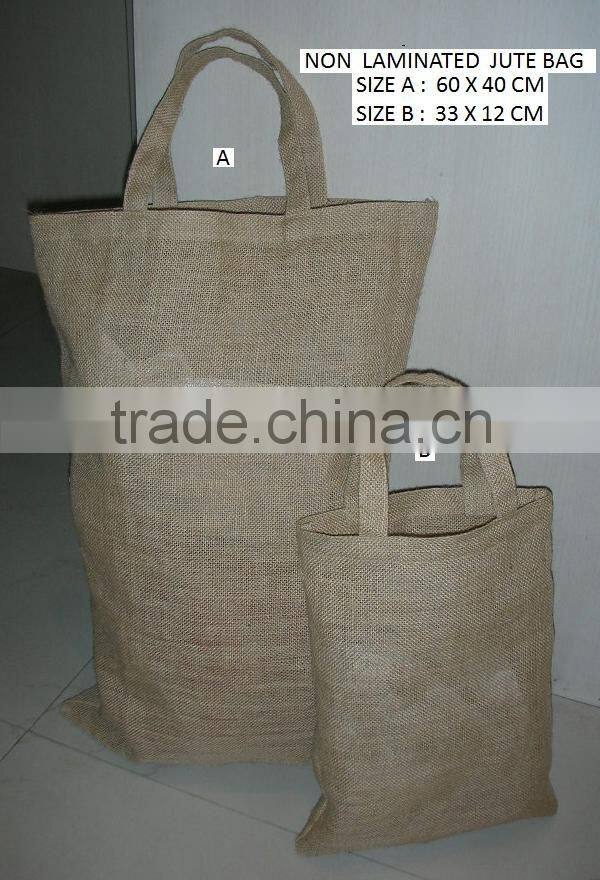 Non laminated jute bag