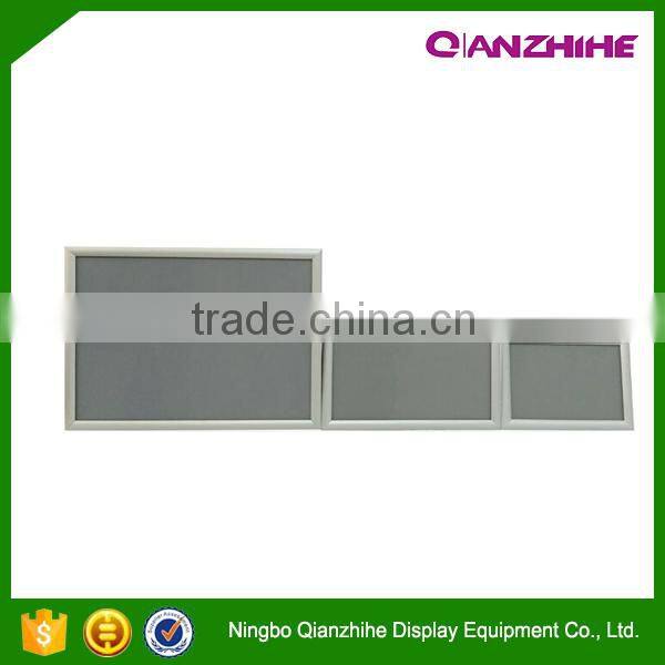 32mm aluminum profile wall mounted clip frame poster frame snap frame