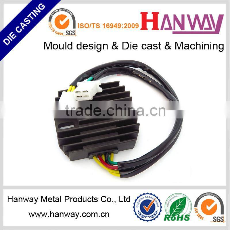 China die casting manufacturer OEM service aluminum die casting heat sink motorcycle ignition system
