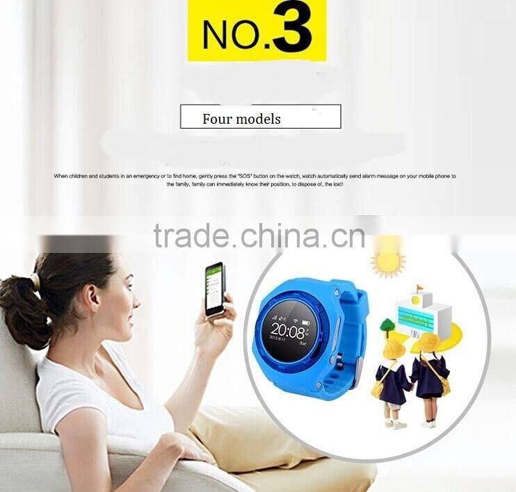 Kids android gps tracker pedometer smart watch phone