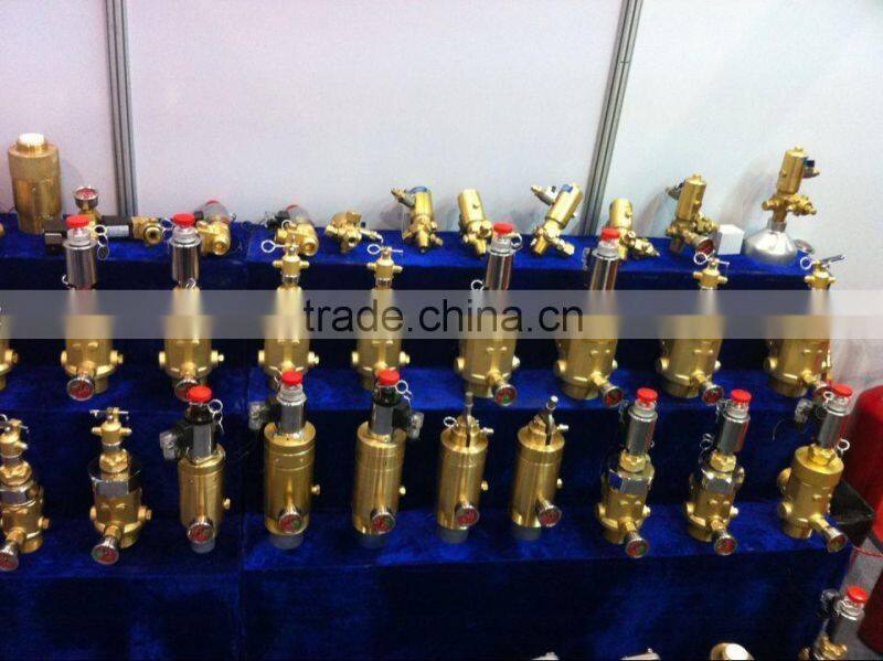 24V DC Electrical solenoid actuator c/w manual strike actuator for FM200 valve