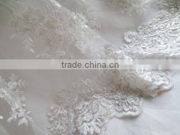 purple french bridal lace high quality african french lace fabric for evening dress