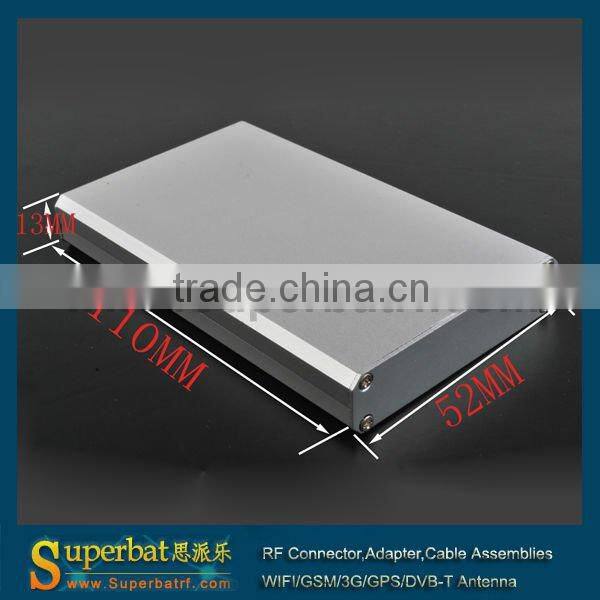 Aluminum Box Enclosure Case -4.33"*2.05"*0.51"(L*W*H) round aluminum box