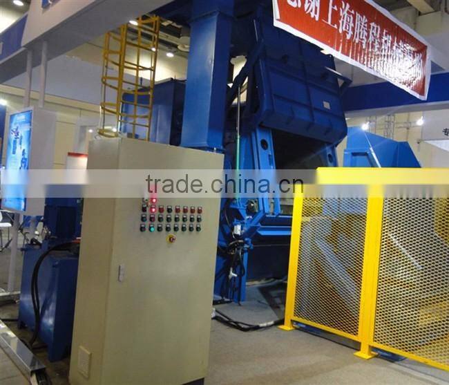 tumble belt type shot blasting machine/ casting surface cleaning machine