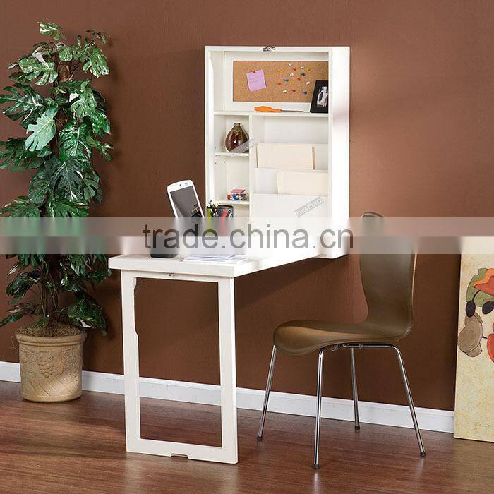 Folding Desk with Wall Mounted Cabinet