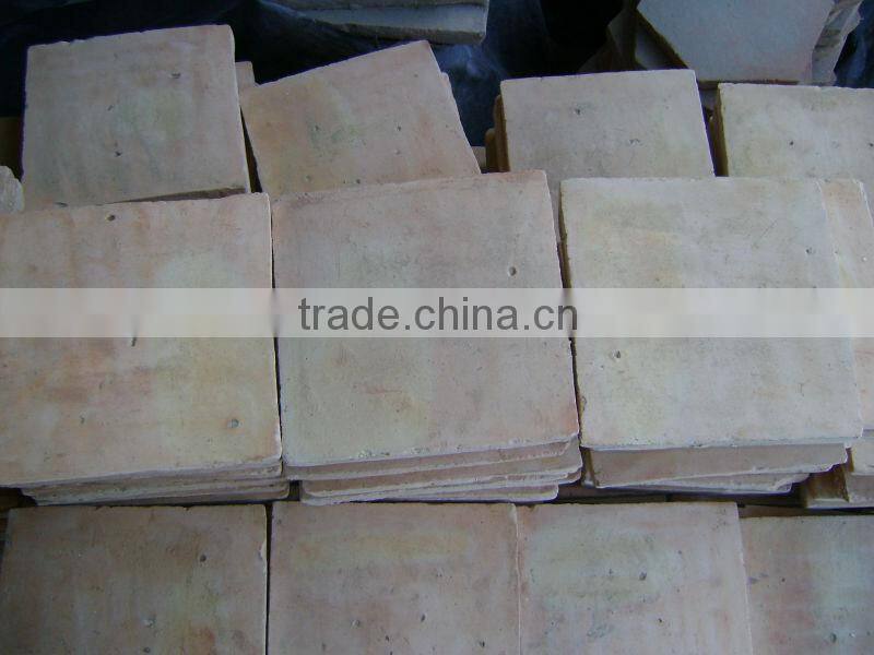 Beige color Handmade terracotta tiles