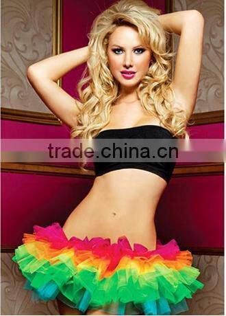 chiffon ruffles tutu skirt for adult women dresses tutu skirt adult
