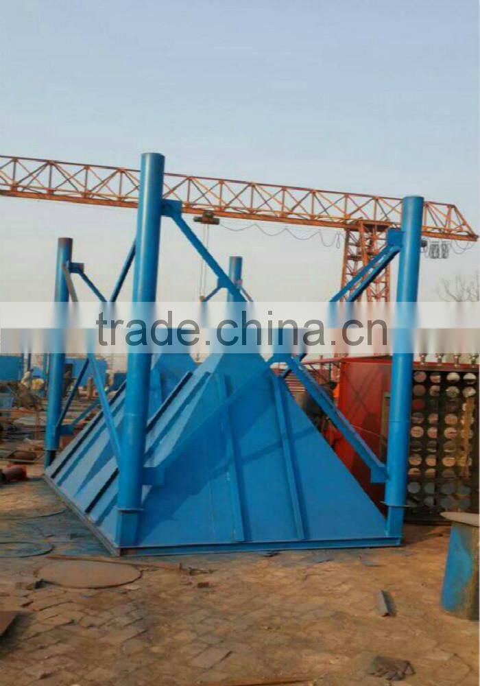 Cold slag removing bag house dust collector
