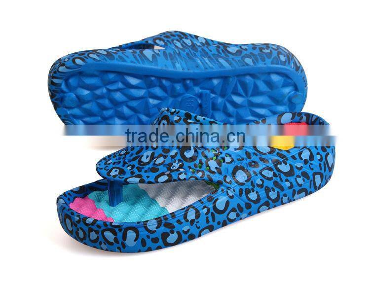 2015 ladies EVA hydrographics transfer printing slippers women