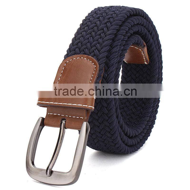 2014Fashion Braided Belt rayon yarn knitted belt