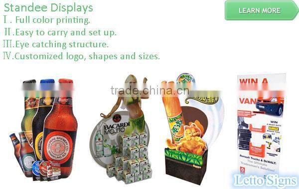 Hot sale special lamb cardboard display stand