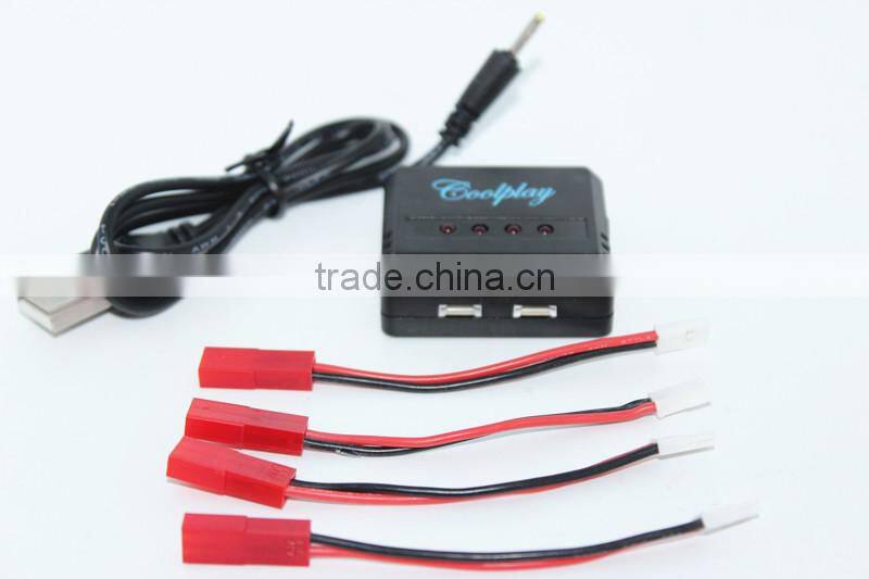 Newest 4 in 1 V977 spare parts RC lipo li-po battery charger