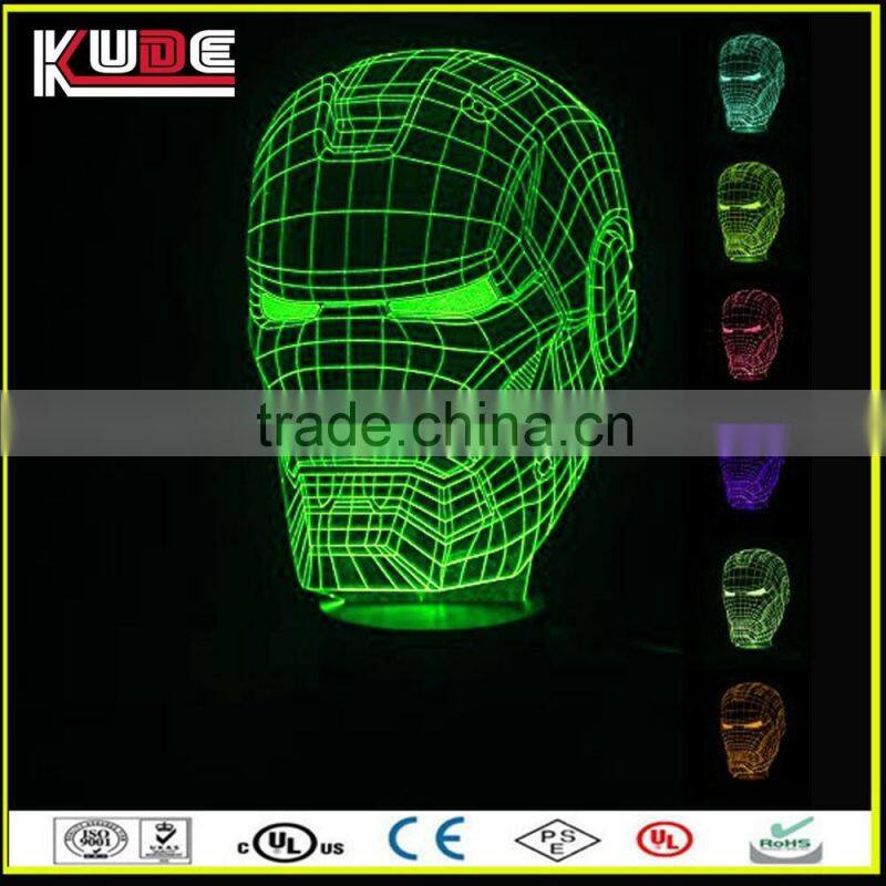 Foshan New Item 3D Illusion Fancy Table Lamps For Home Decoration