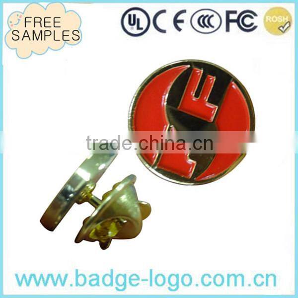 soft enamel metal school logo badge