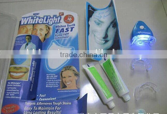 home teeth whitening kit with LED light