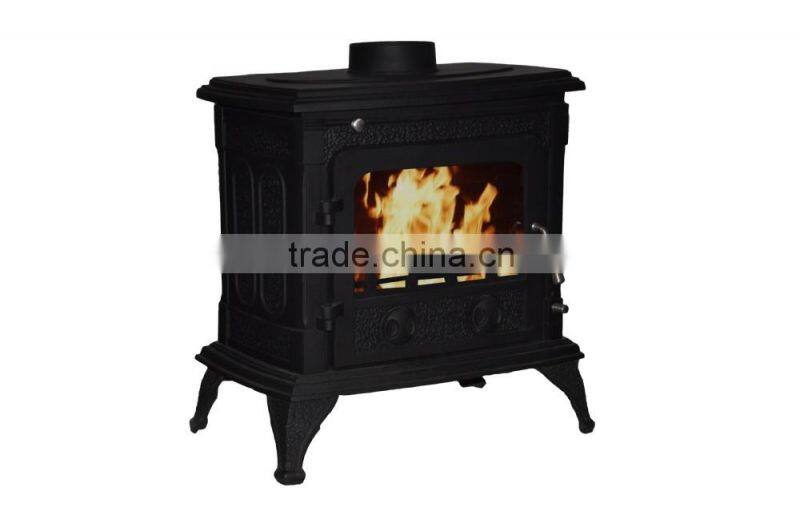 2014 Hot Sale Cast Iron Wood Burning Stove With Back Bolier