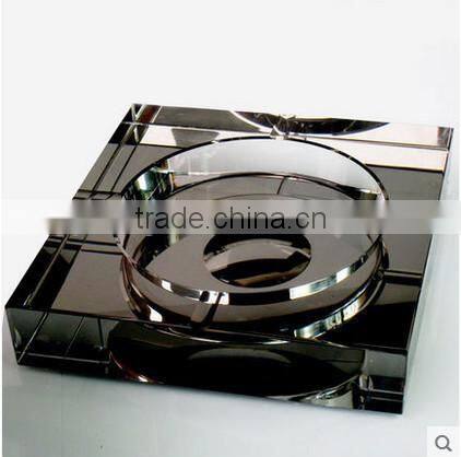 Fahion Hotel Decoration Cigar Crystal Ashtray In Ashtrays