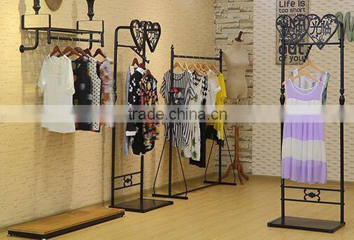 clothing elegantly display shelves
