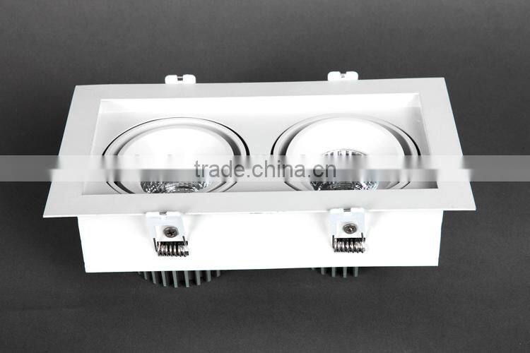 Square Grille LED Downlight 20W